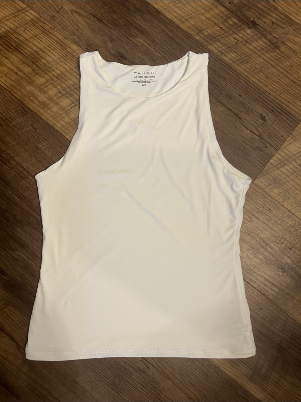 Tahari modern essentials White Scoop Neck Tank Top - Picture 5 of 5